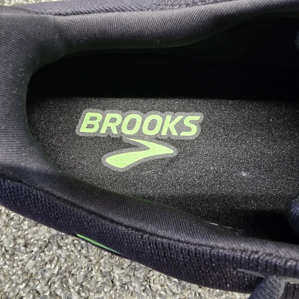 Brooks Glycerin Max 2 Phantom White Green Gecko Men Size 11.5